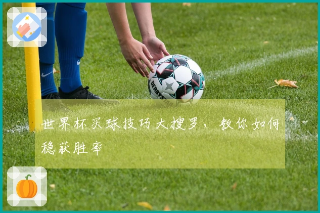 世界杯买球技巧大搜罗，教你如何稳获胜率